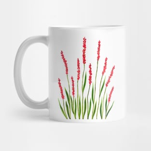 Small Red Flowers Mug